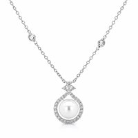 Necklace Woman in Silver Perla BROC.B 88 GC